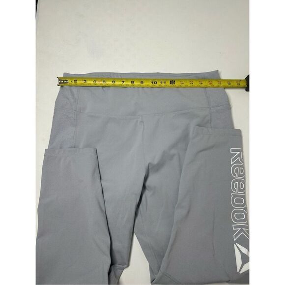Reebok Leggings Women's Gray Yoga Workout Activewear Gym Pants Size XXL - Picture 9 of 12